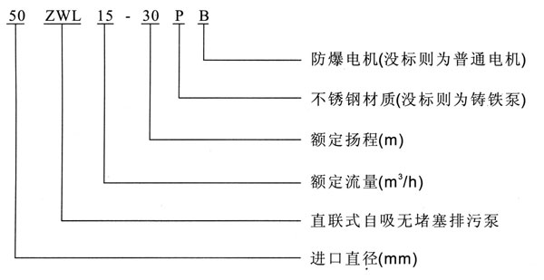ZWL直聯式自吸好色网站在线观看型號意義 ZWL直聯式自吸好色网站在线观看型號意義